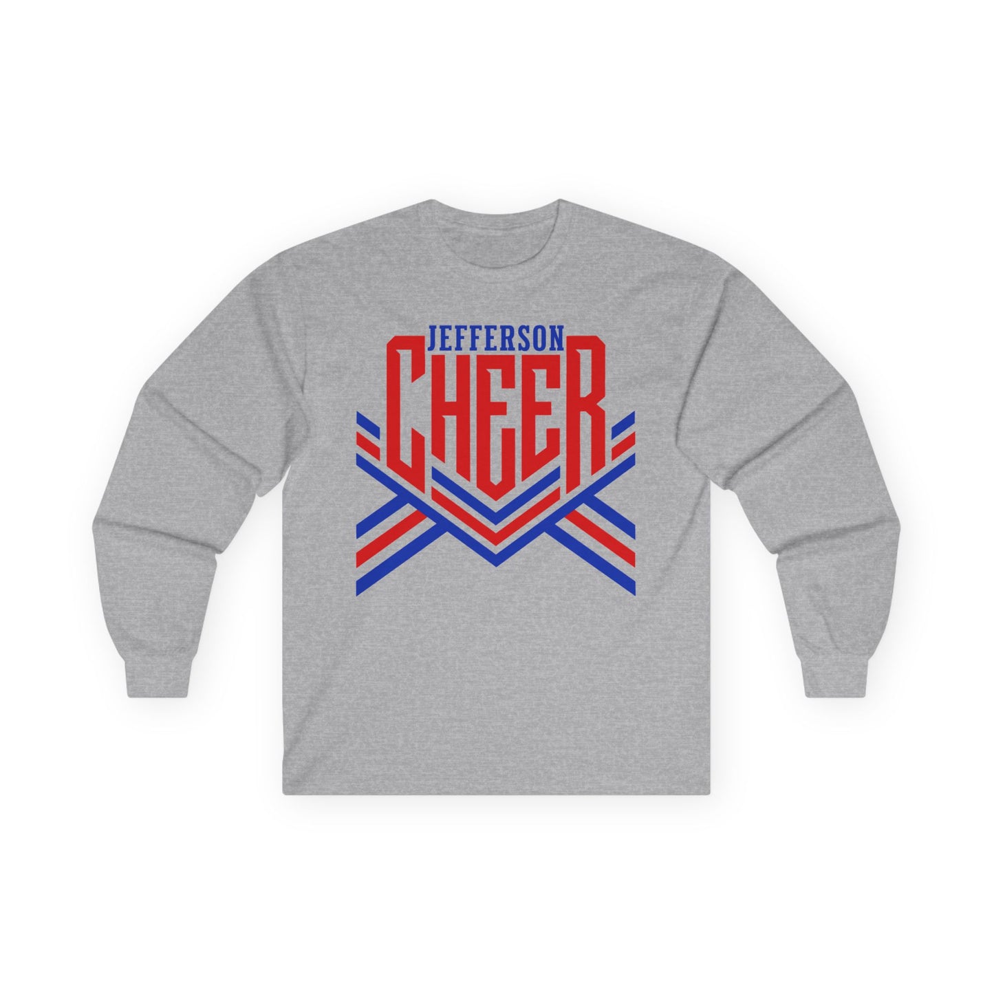 Jefferson Cheer Long Sleeve Tee (Gildan)