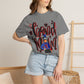 Band Mom Red Girl Short Sleeve Tee (Comfort Colors)