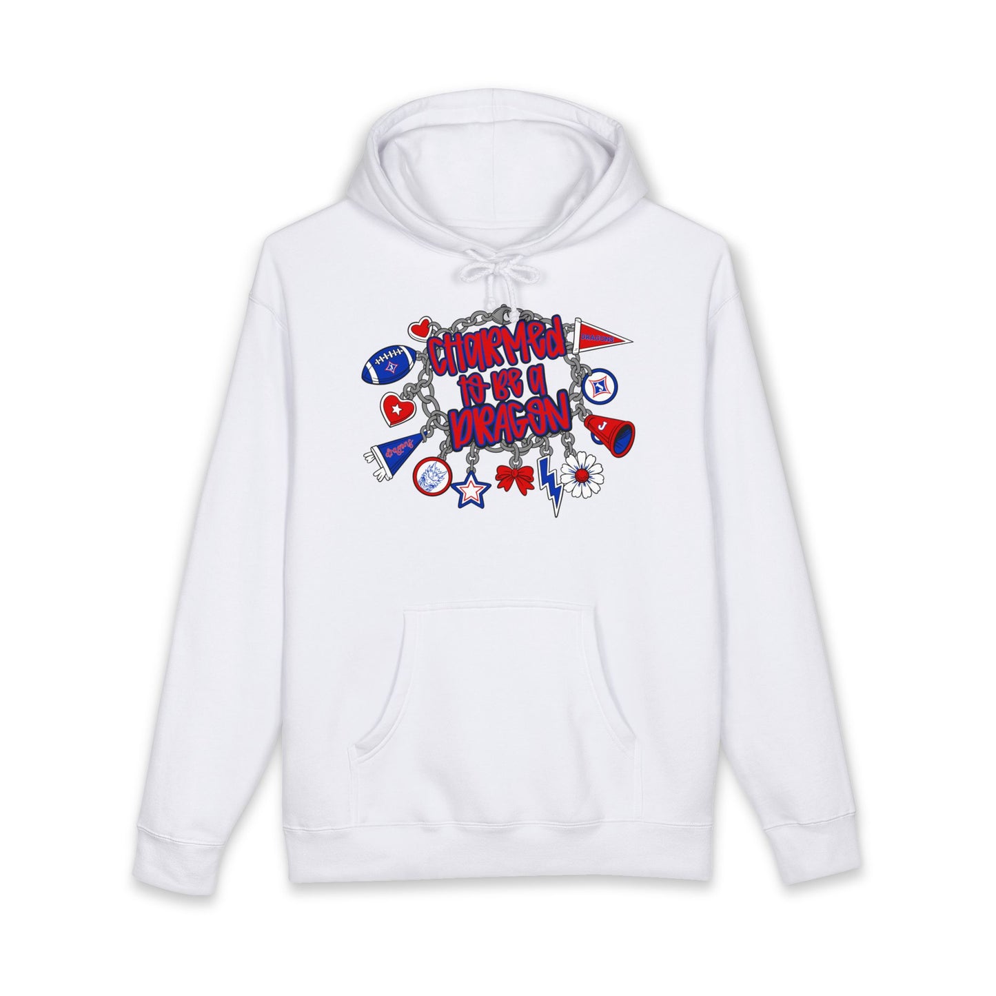 Charmed To Be A Dragon Hoodie (Independent Trading Co)