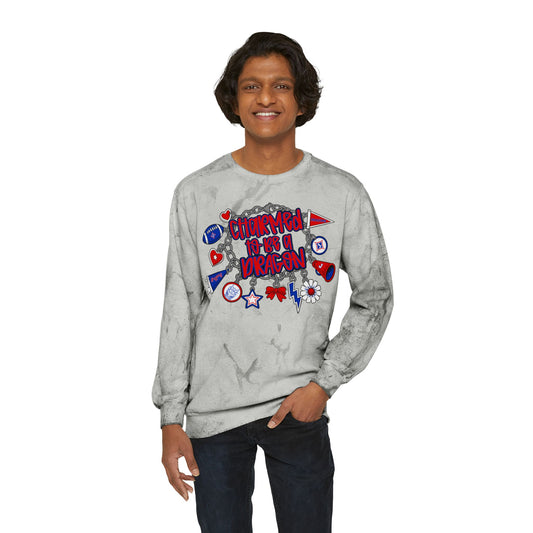 Charmed To Be A Dragon Tie Dye Sweatshirt
