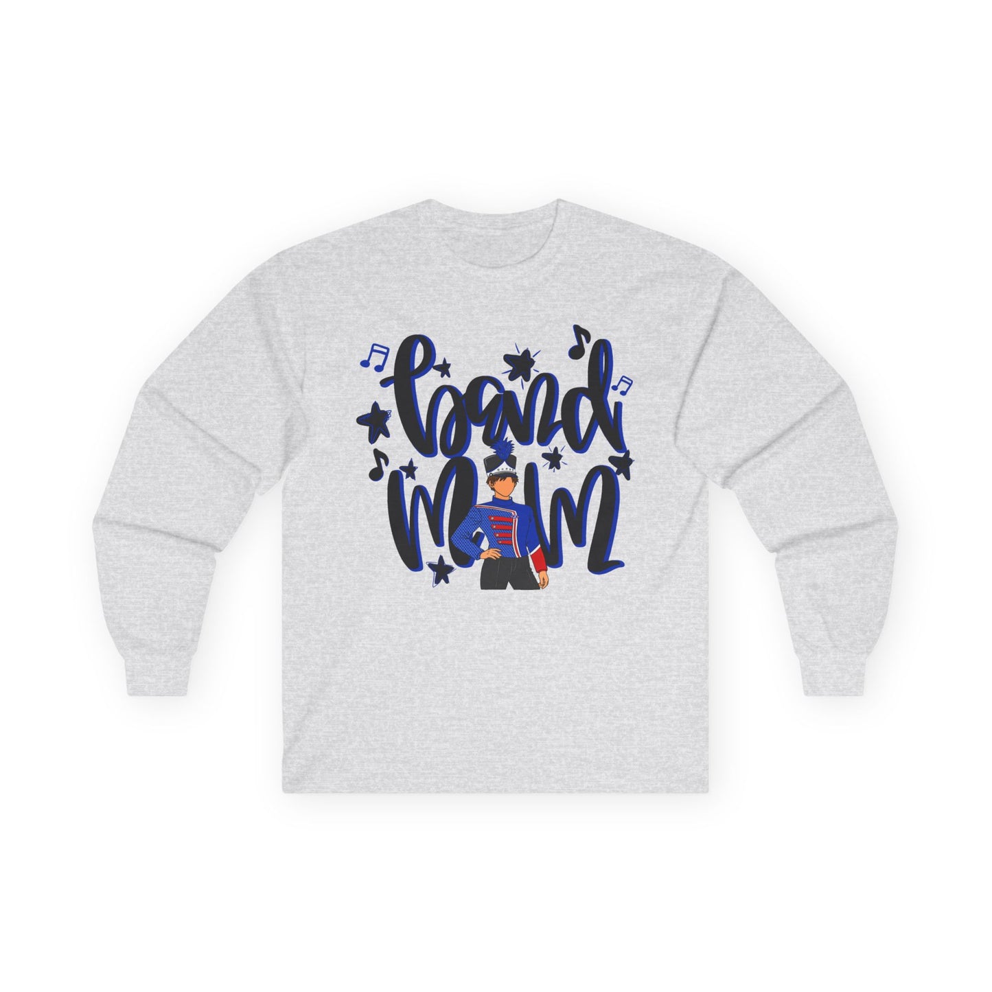 Band Mom Blue Boy Long Sleeve Tee (Gildan)