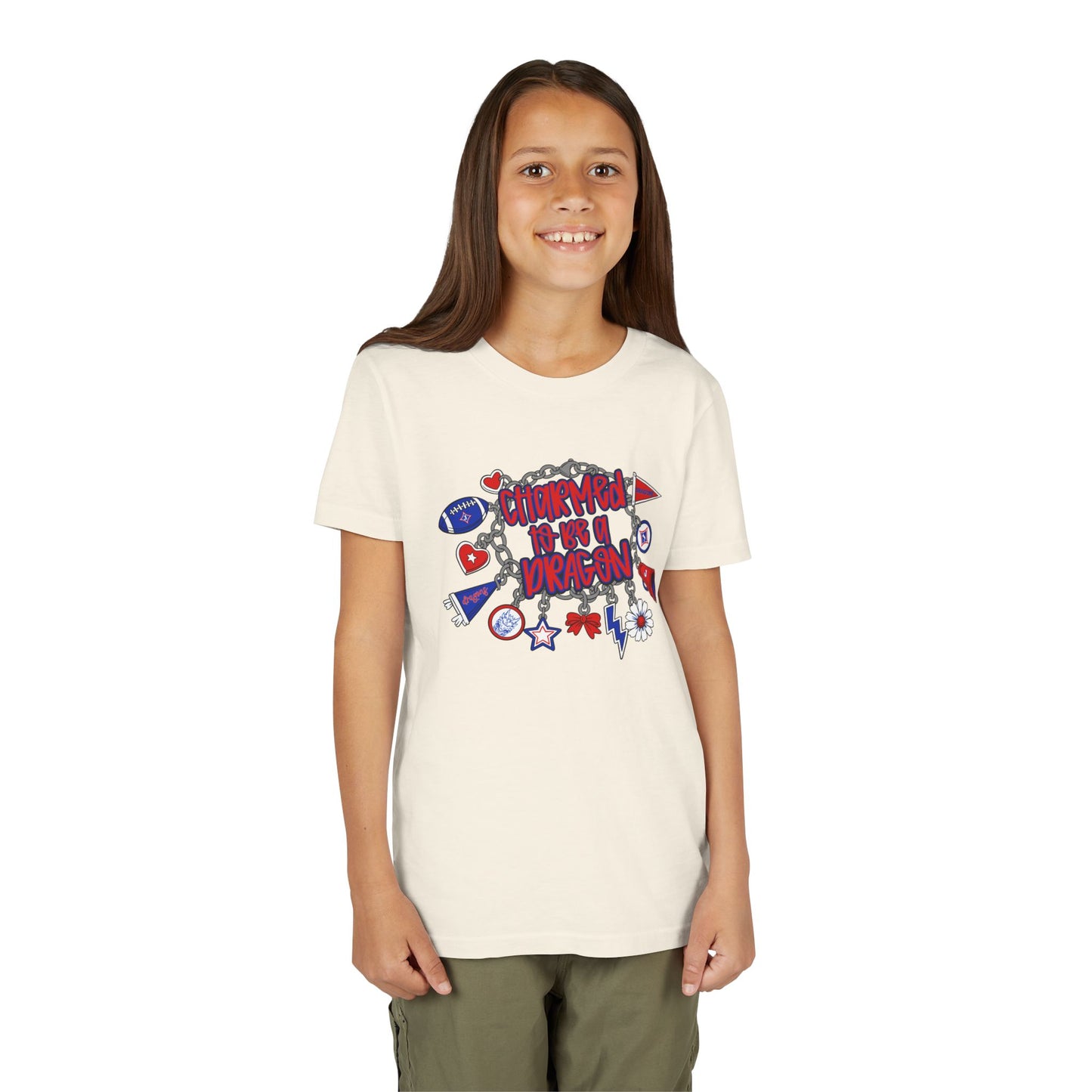 Charmed To Be A Dragon Youth Short Sleeve Tee