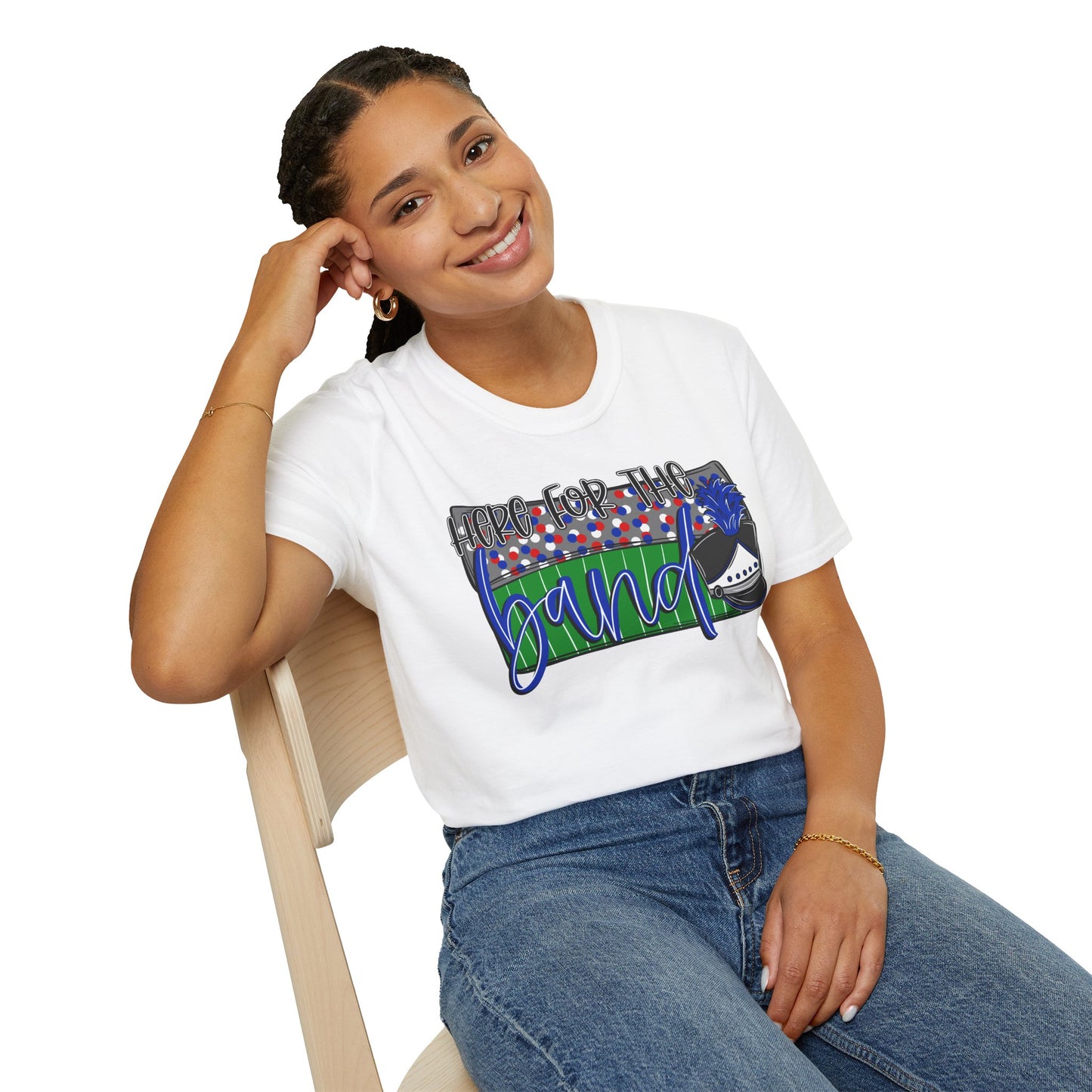Here For The Band Short Sleeve Tee (Gildan)