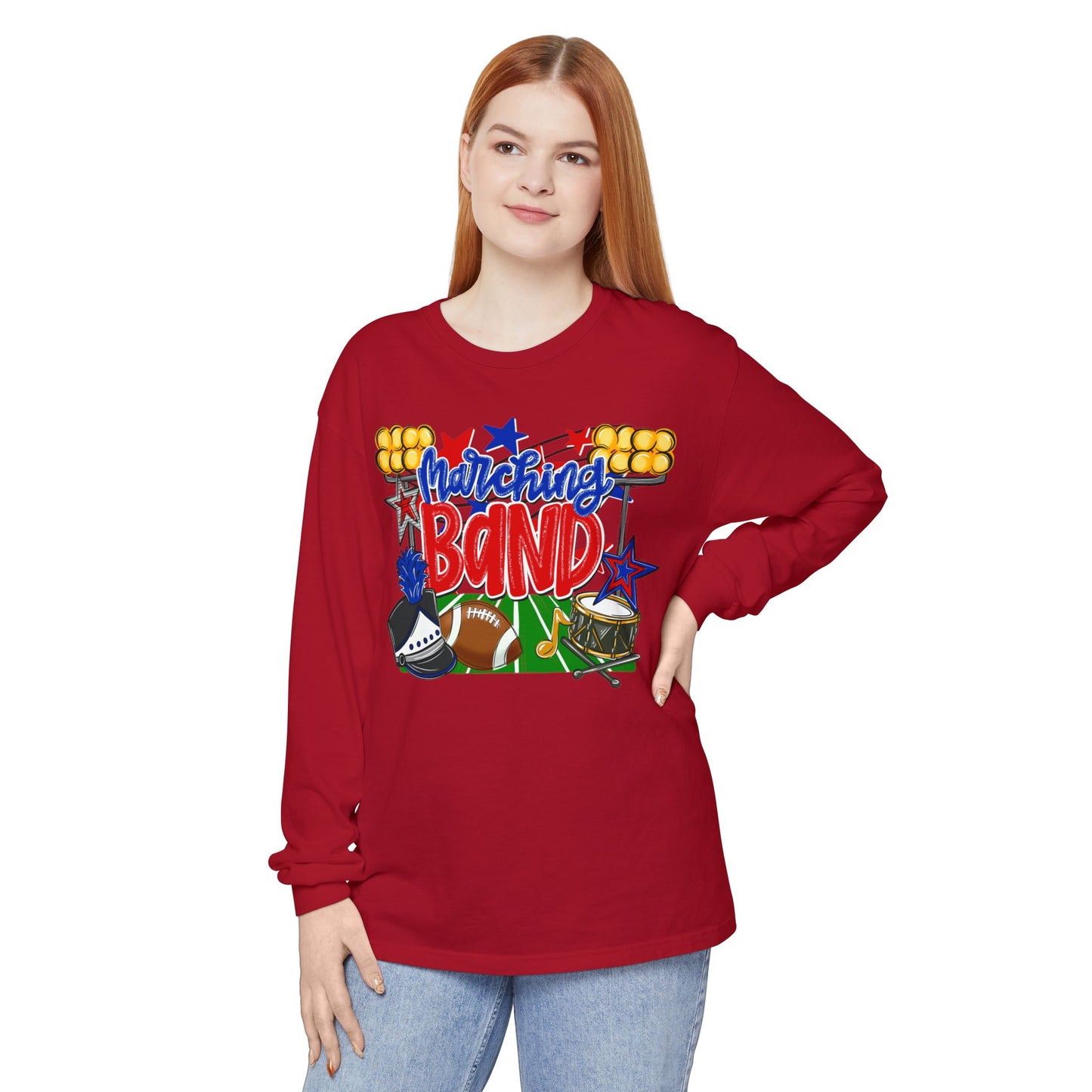 Marching Band Long Sleeve Tee (Comfort Colors)