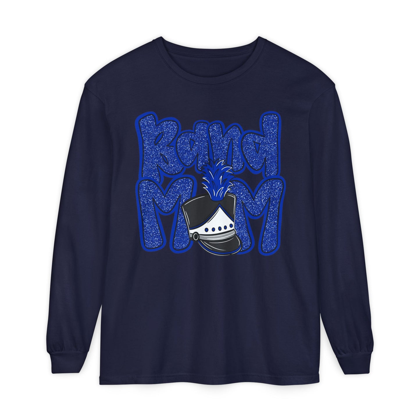 Band Mom Hat Long Sleeve Tee (Comfort Colors)
