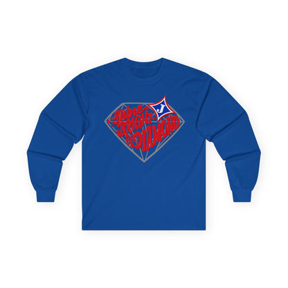 Shine Bright Like A Diamond Long Sleeve Tee (Gildan)