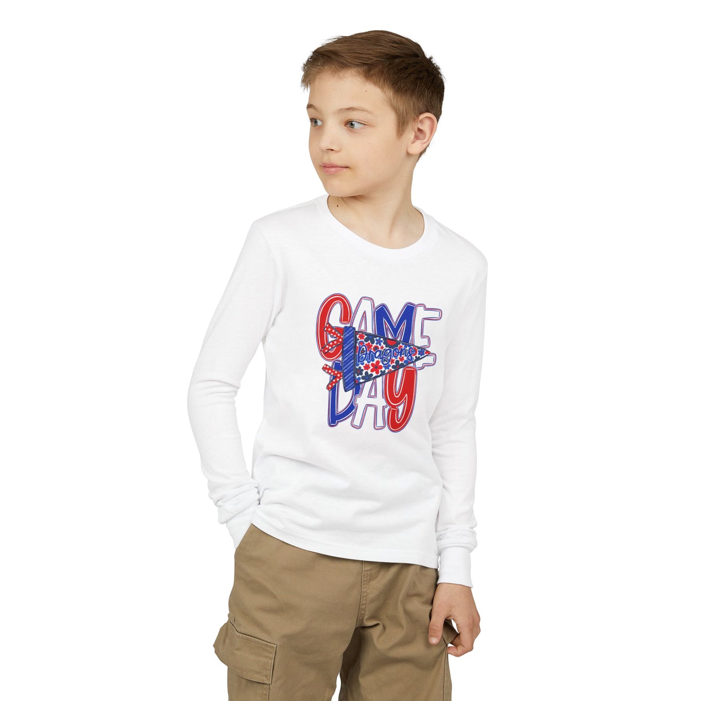 Game Day Dragons Youth Long Sleeve Tee