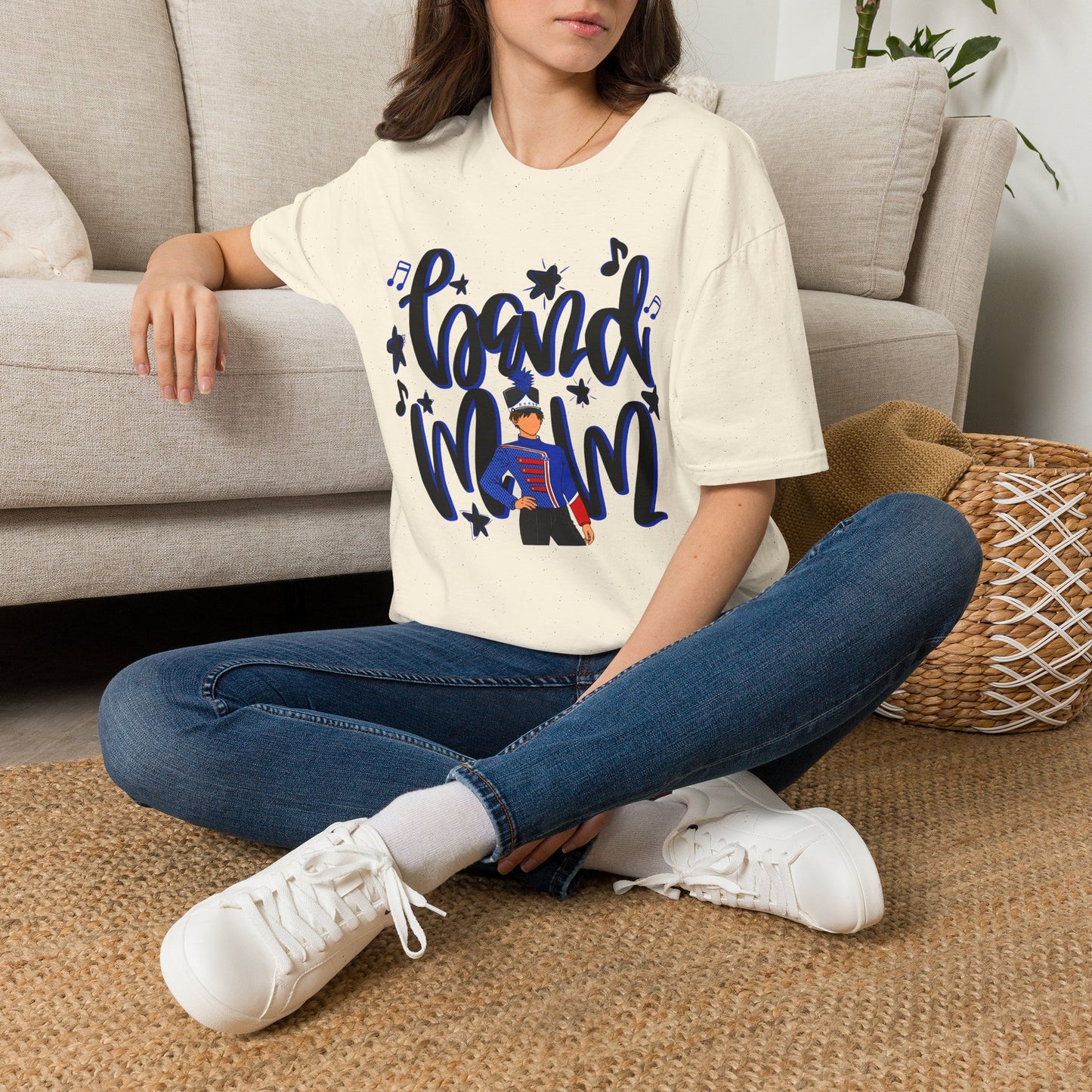 Band Mom Blue Boy Short Sleeve Tee (Gildan)