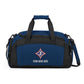 Jefferson J Diamond Embroidered Athletic Gym Bag (Custom)