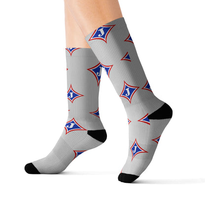 Jefferson J Diamond Crew Socks