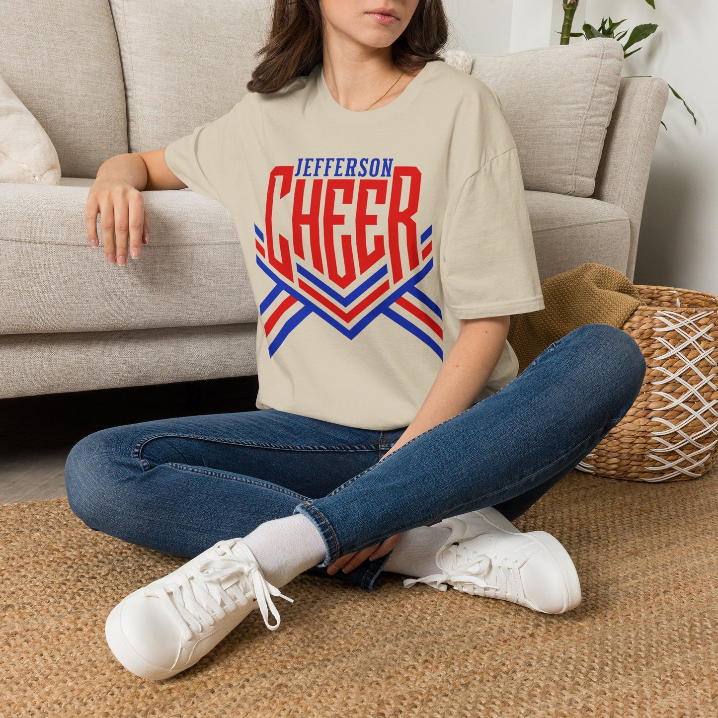 Jefferson Cheer Short Sleeve Tee (Gildan)