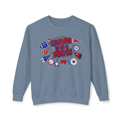 Charmed To Be A Dragon Sweatshirt (Comfort Colors)