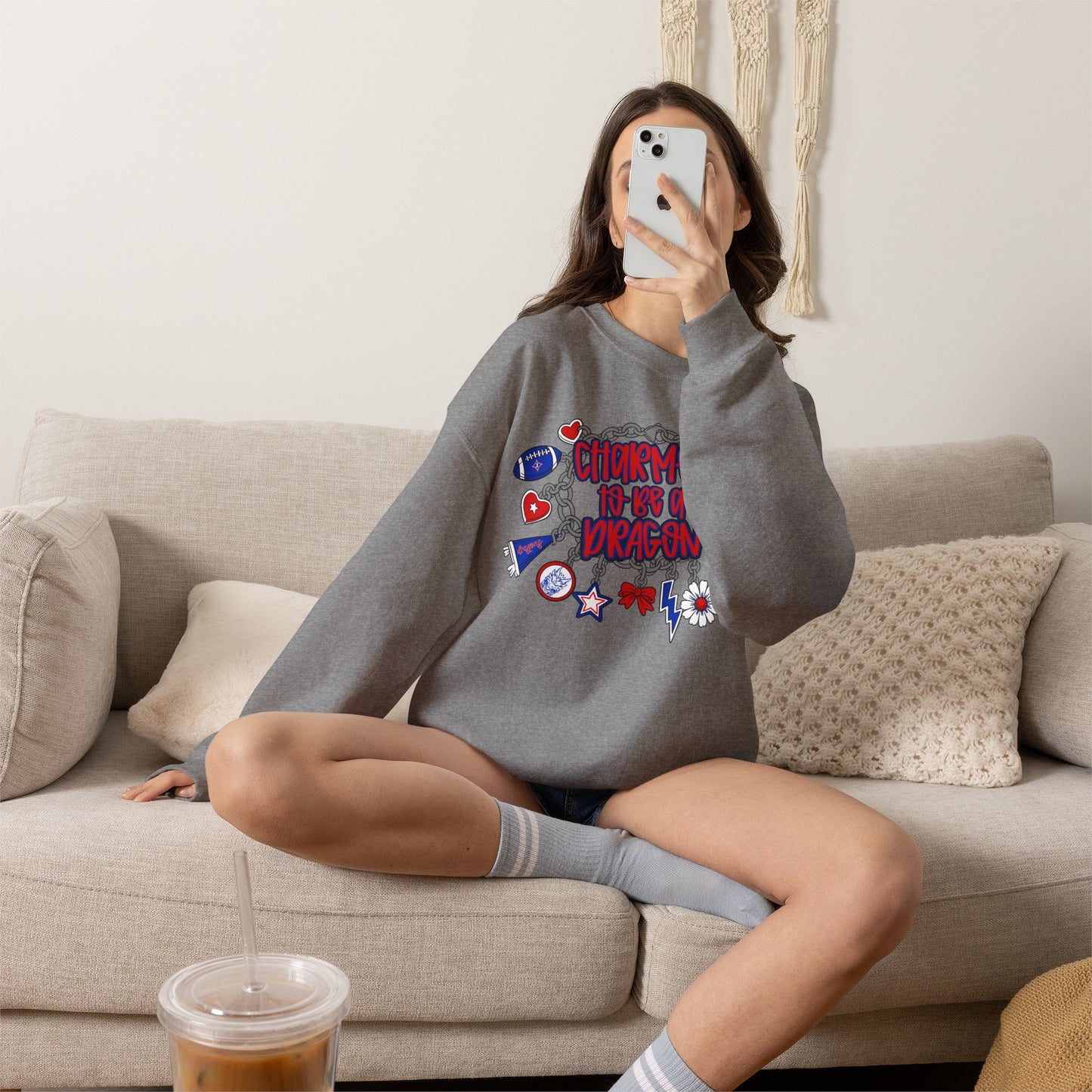 Charmed To Be A Dragon Sweatshirt (Gildan)