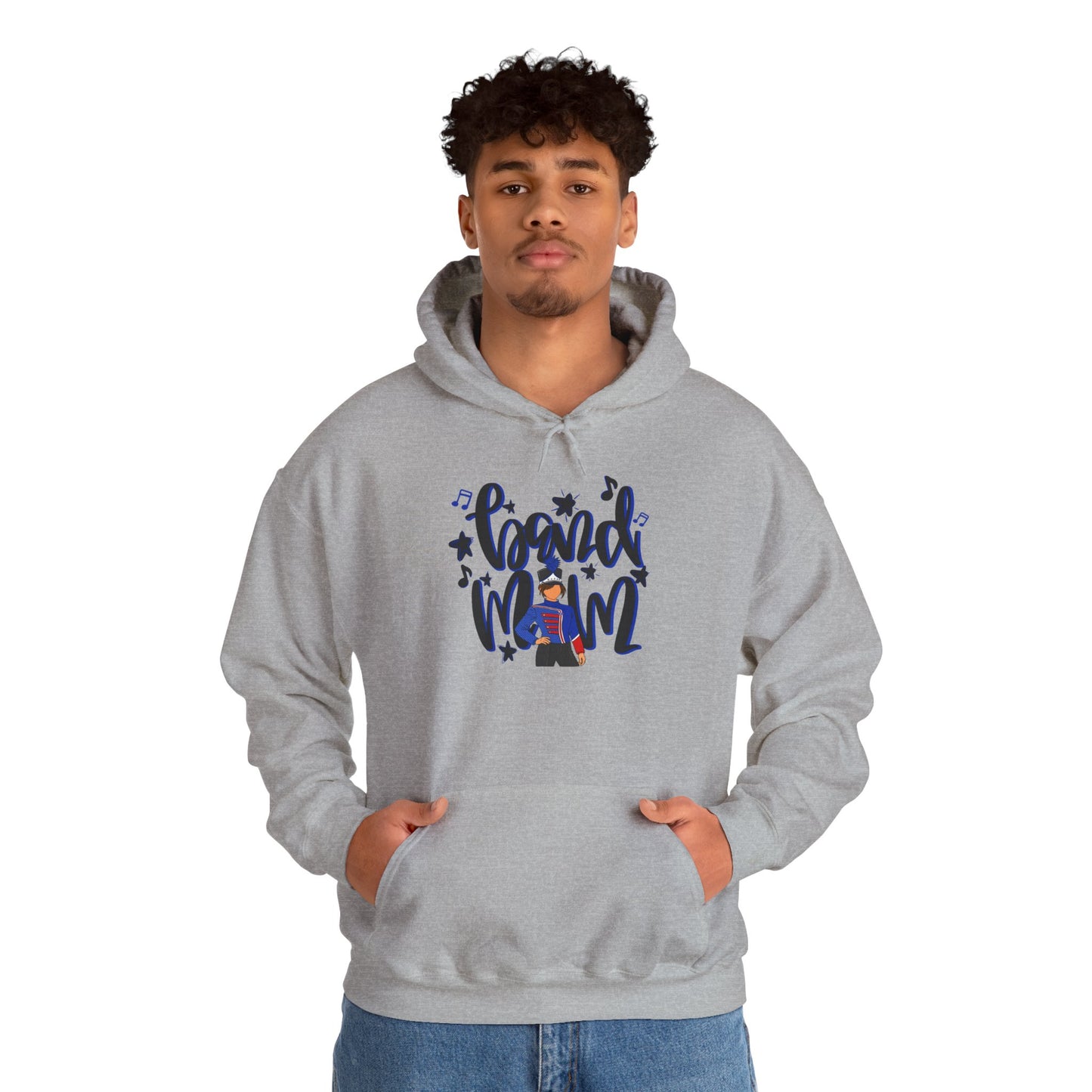 Band Mom Blue Girl Unisex Hoodie (Gildan)