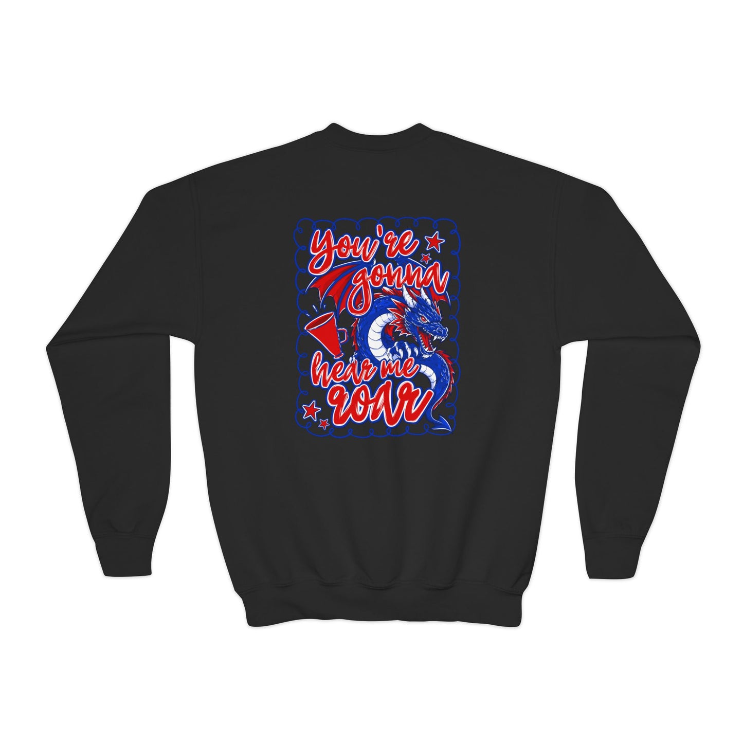 You're Gonna Hear Me Roar Youth Crewneck Sweatshirt