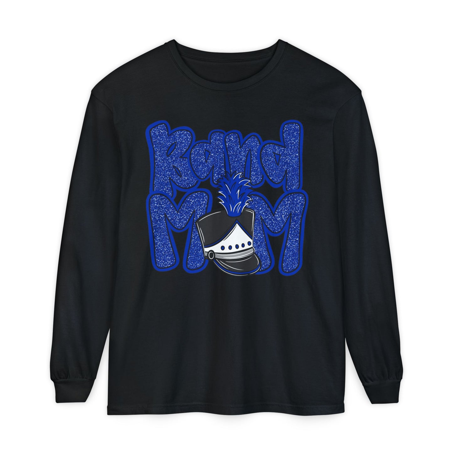 Band Mom Hat Long Sleeve Tee (Comfort Colors)