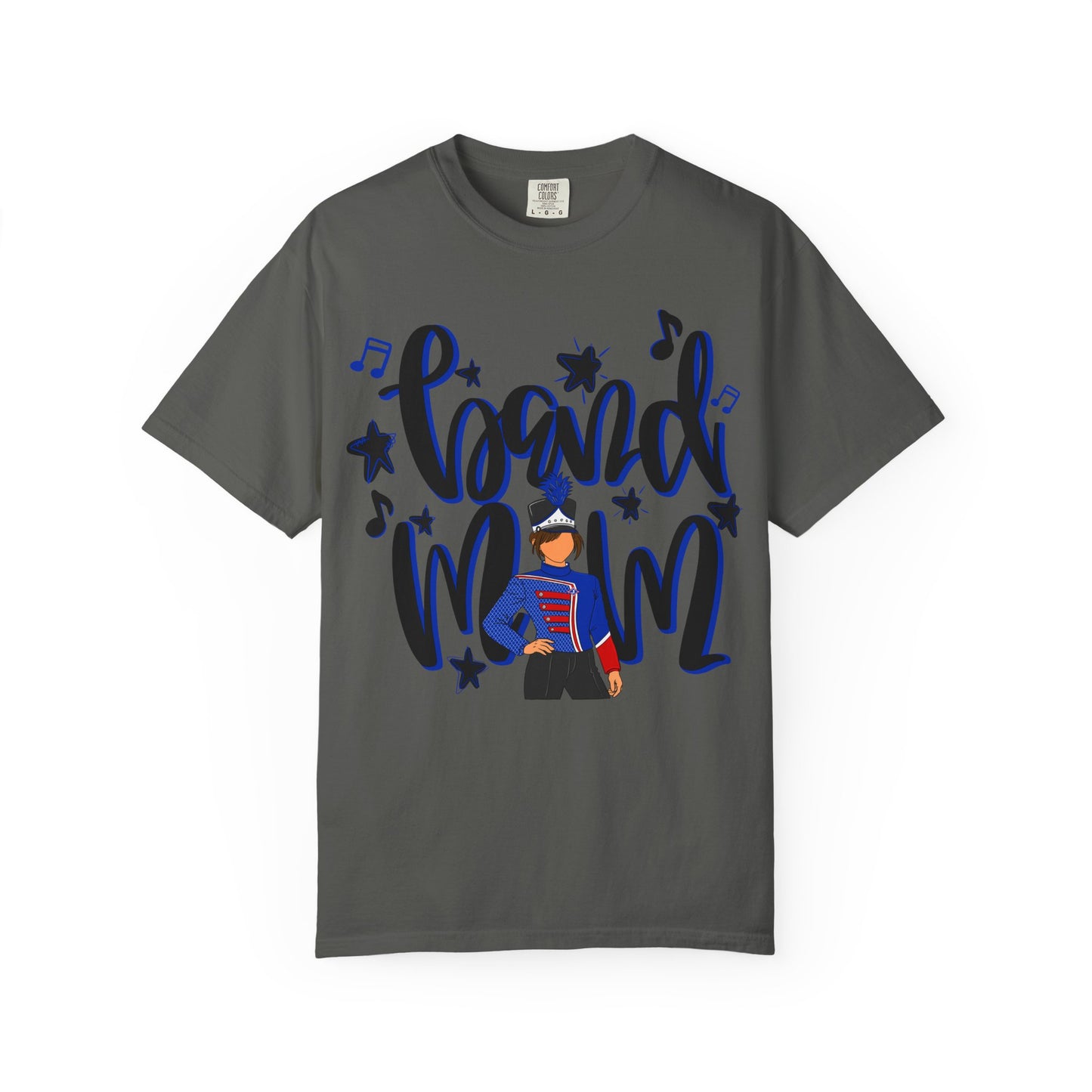 Band Mom Blue Girl Short Sleeve Tee (Comfort Colors)