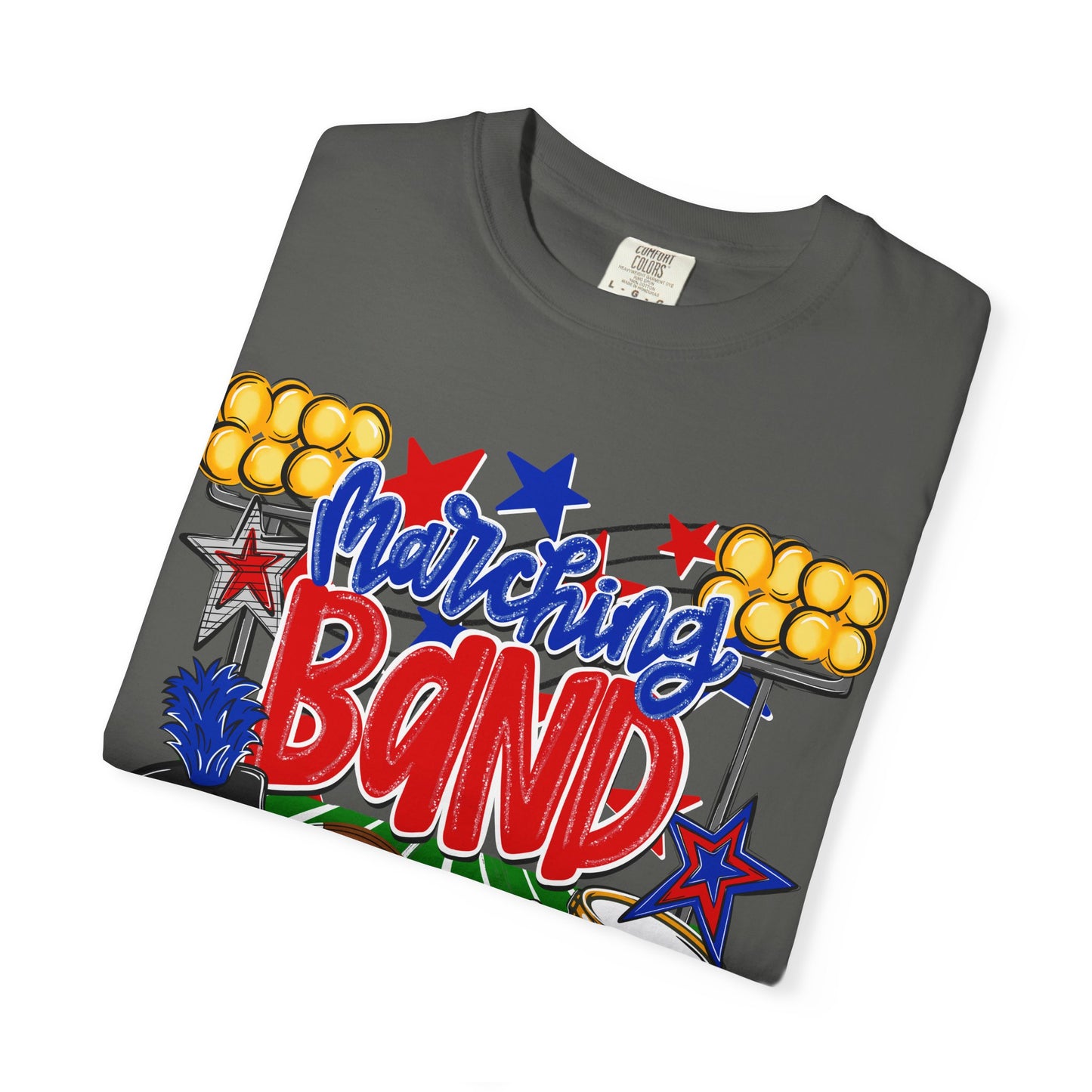Marching Band Comfort Colors Short Sleeve Tee