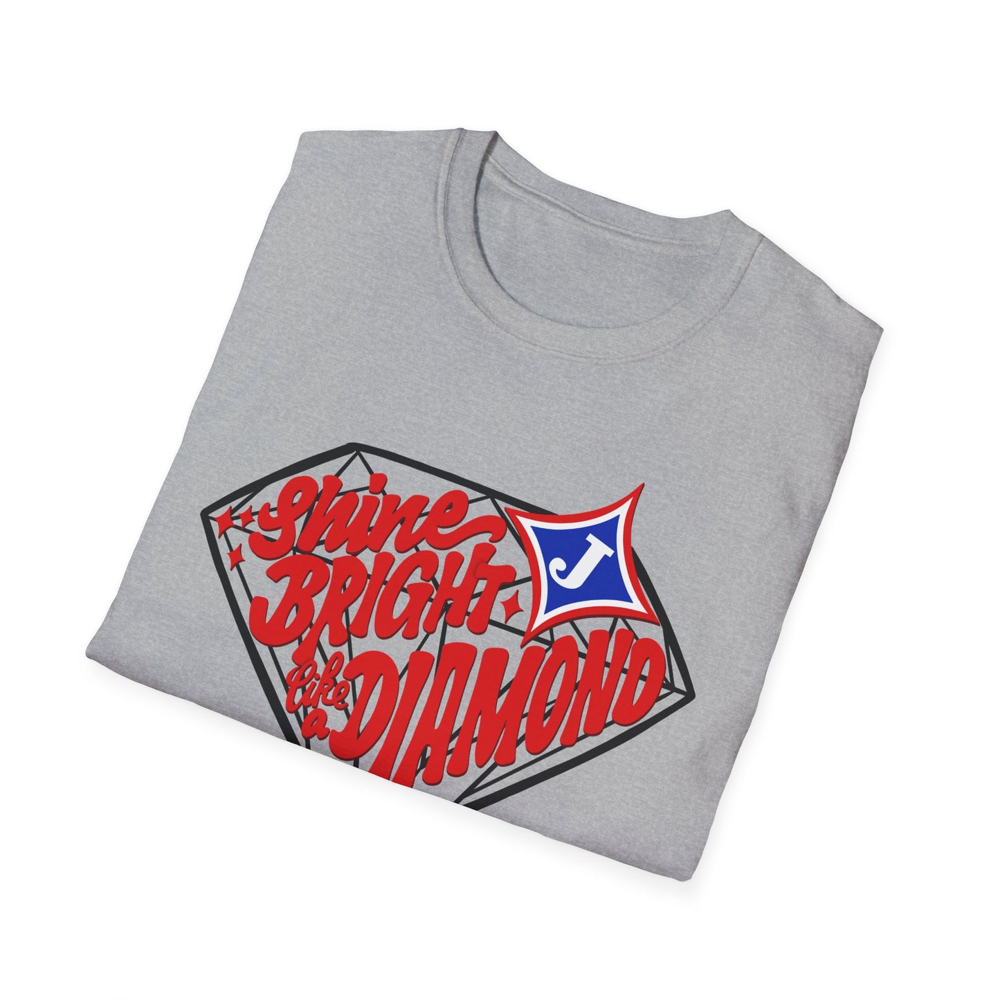 Shine Bright Like A Diamond Short Sleeve Tee (Gildan)