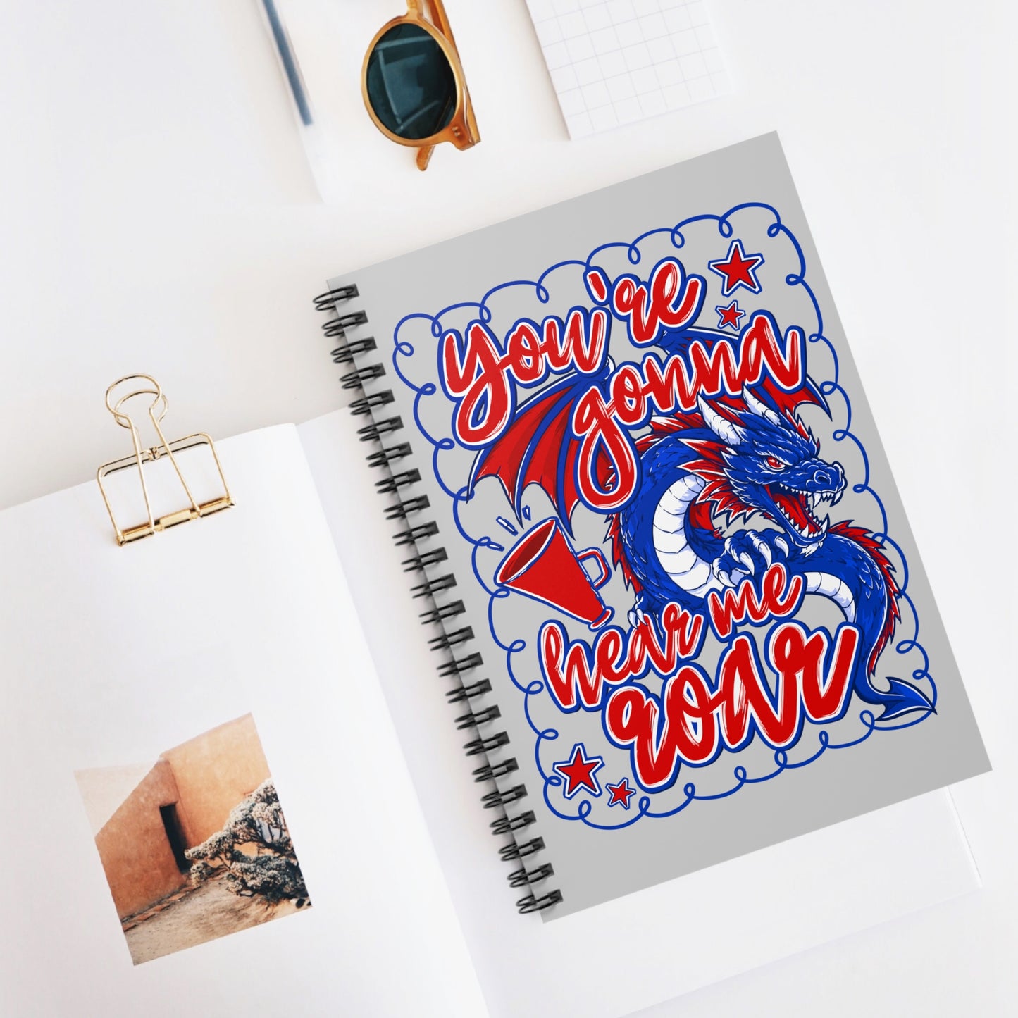 You're Gonna Hear Me Roar Spiral Notebook Ruled Journal