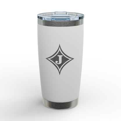 Jefferson J Diamond Engraved Monogram 20oz Tumbler