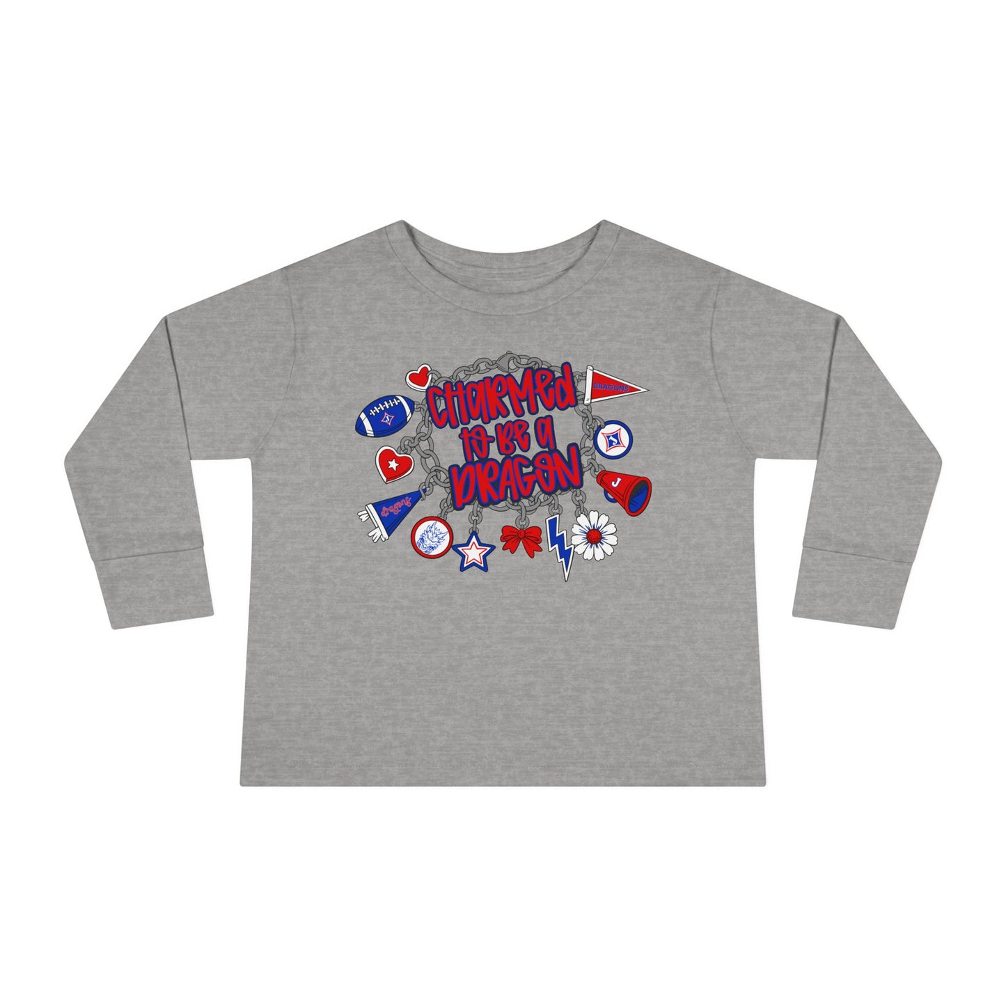 Charmed To Be A Dragon Toddler Long Sleeve Tee