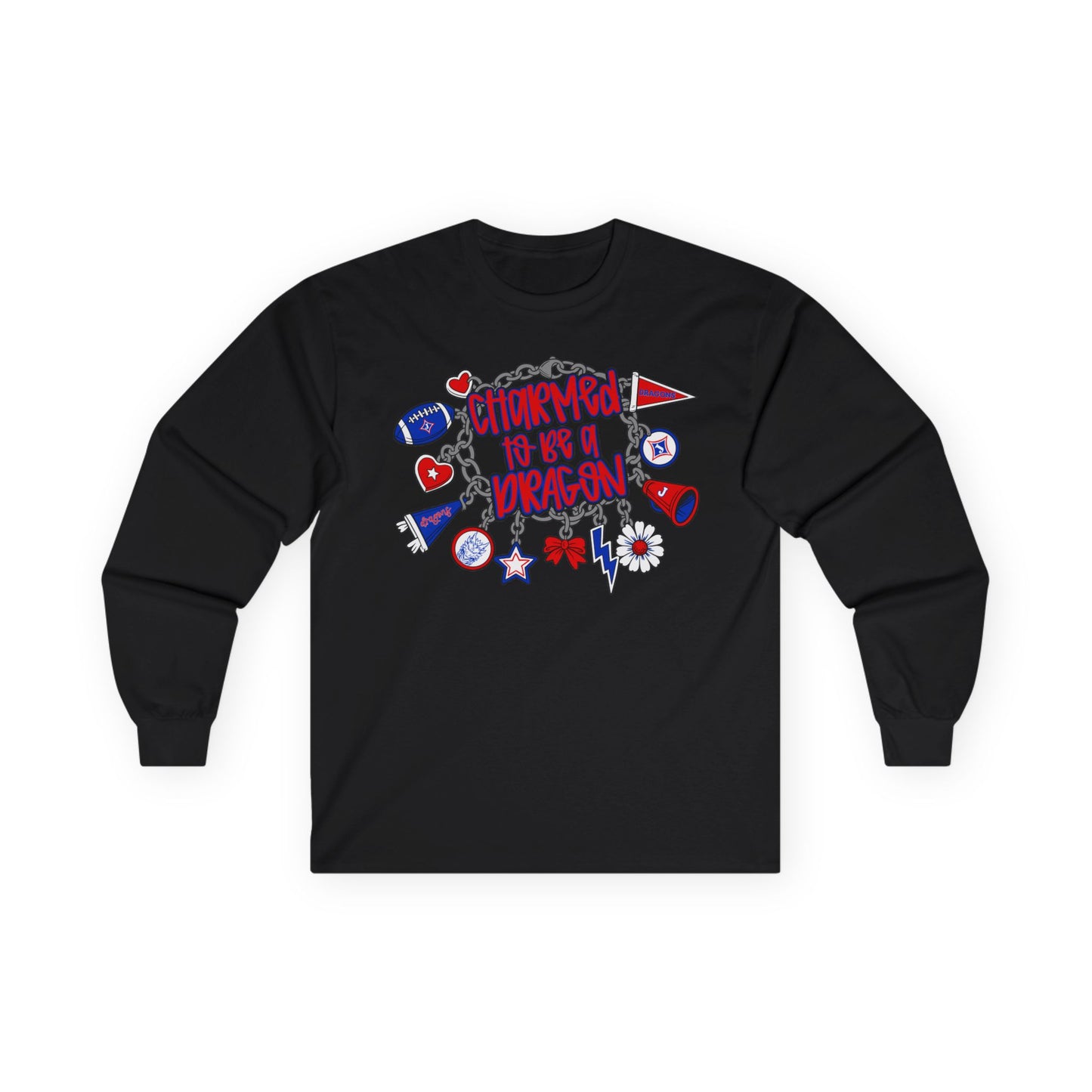Charmed To Be A Dragon Long Sleeve Tee (Gildan)