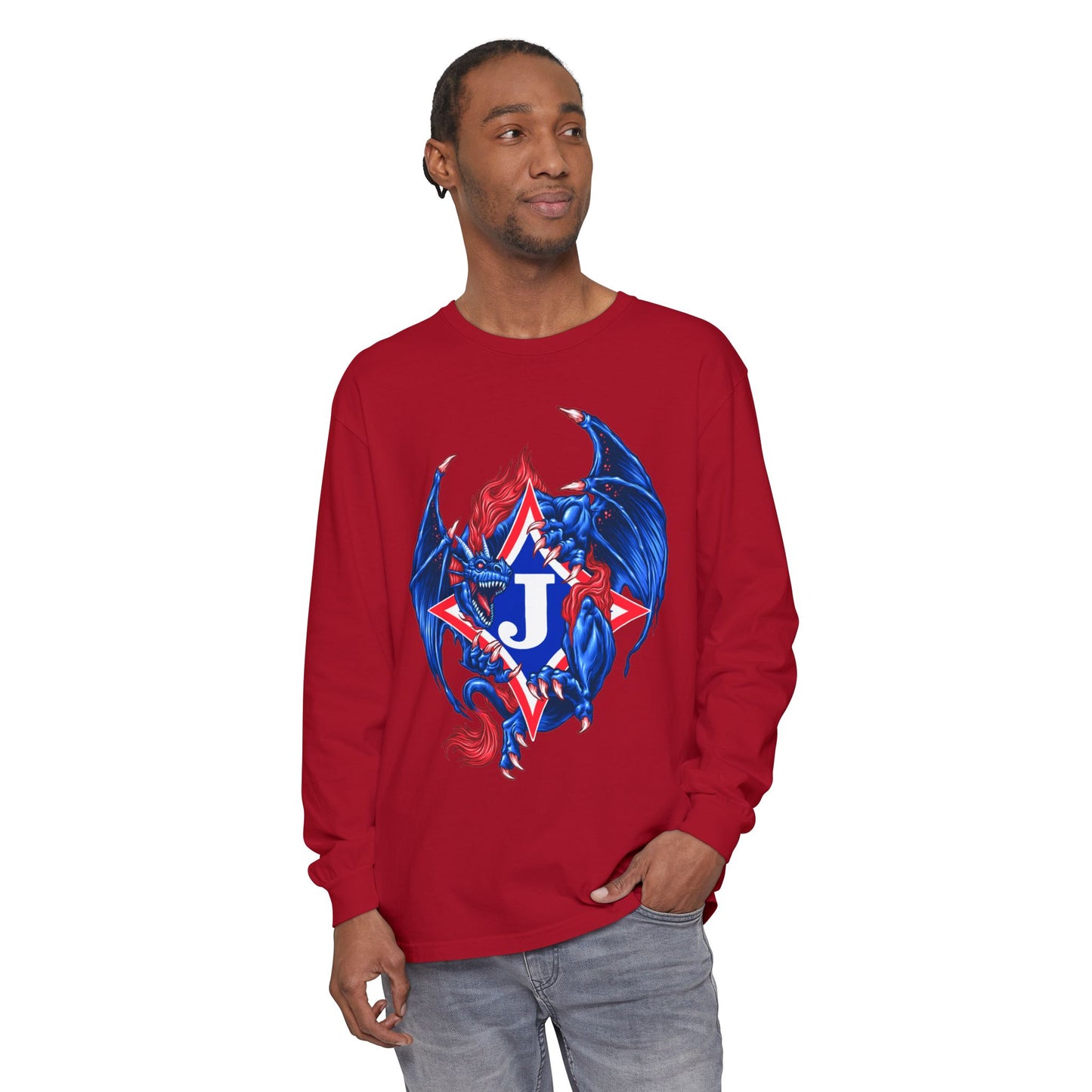 Exclusive Dragon J Long Sleeve Tee (Comfort Colors)