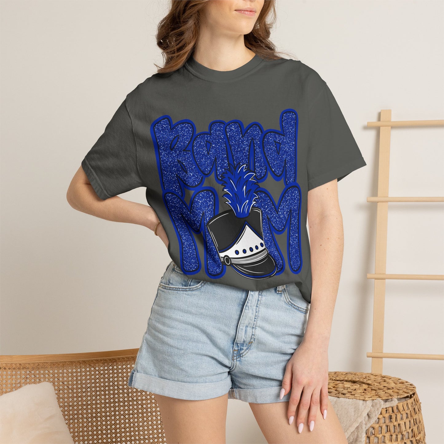 Band Mom Hat Short Sleeve Tee (Comfort Colors)