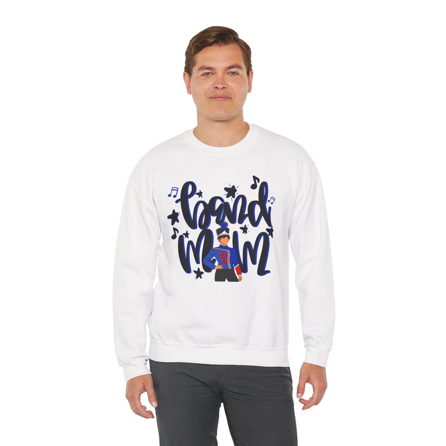 Band Mom Blue Boy Sweatshirt (Gildan)