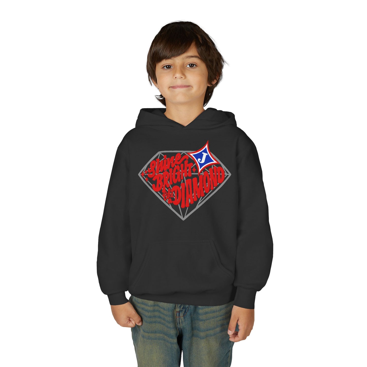 Shine Bright Like A Diamond Youth Hoodie