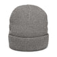 Jefferson J Diamond Embroidered Ribbed Beanie