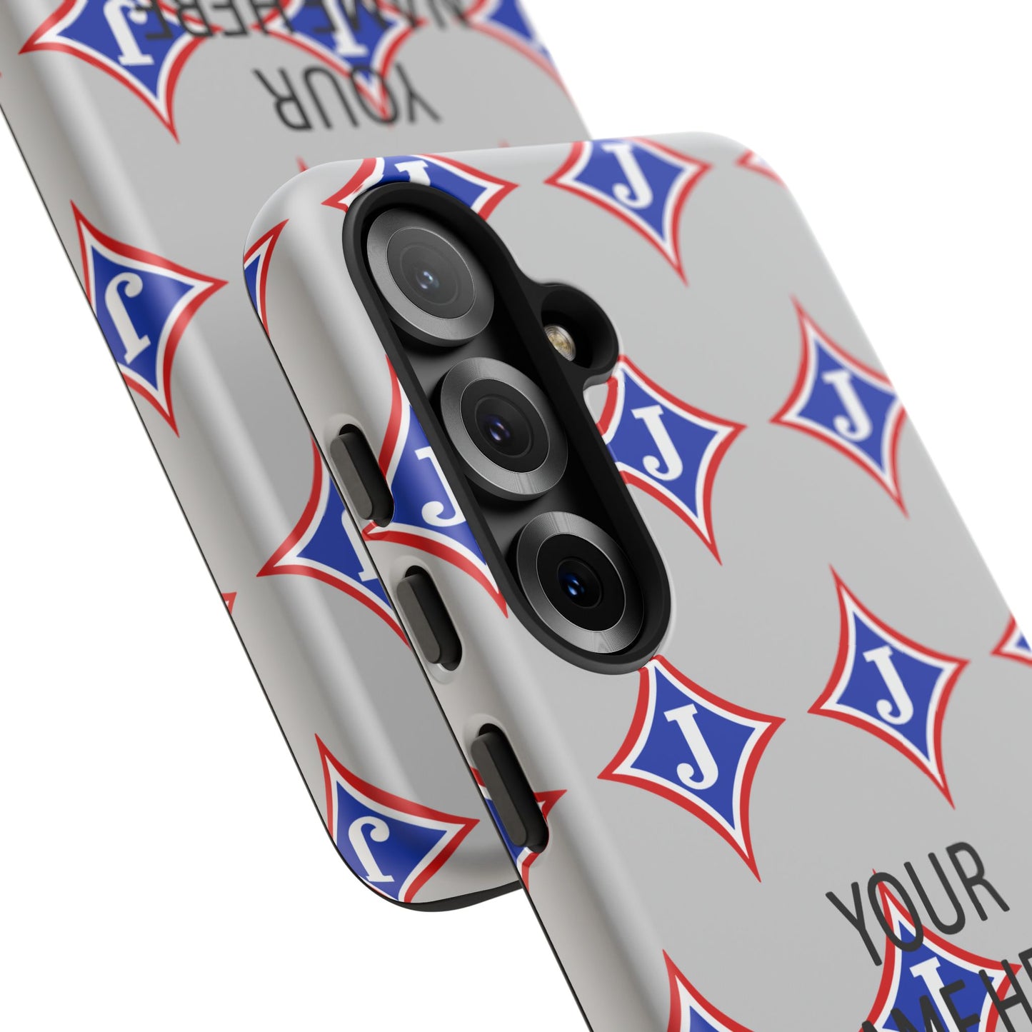 Jefferson J Diamond Personalized Tough Phone Case (Add Your Name)