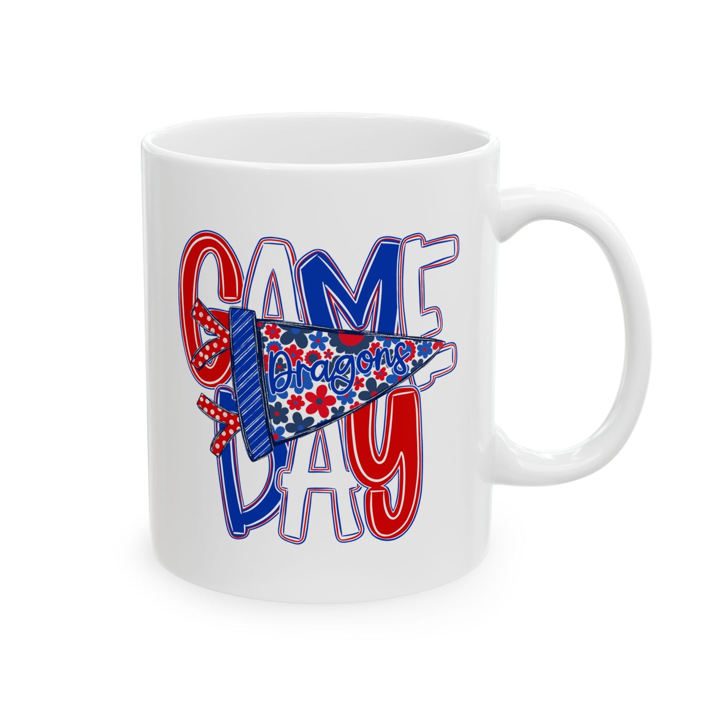 Game Day Dragons Ceramic Mug — 11oz & 15oz Coffee Cup