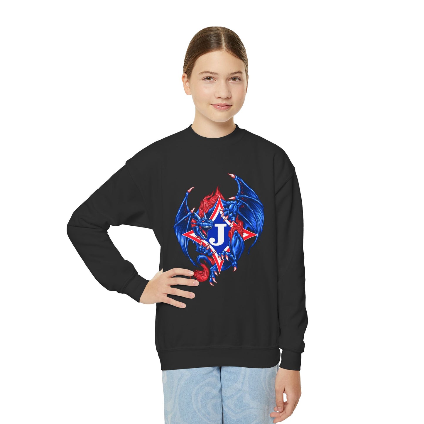 Exclusive Dragon J Youth Crewneck Sweatshirt