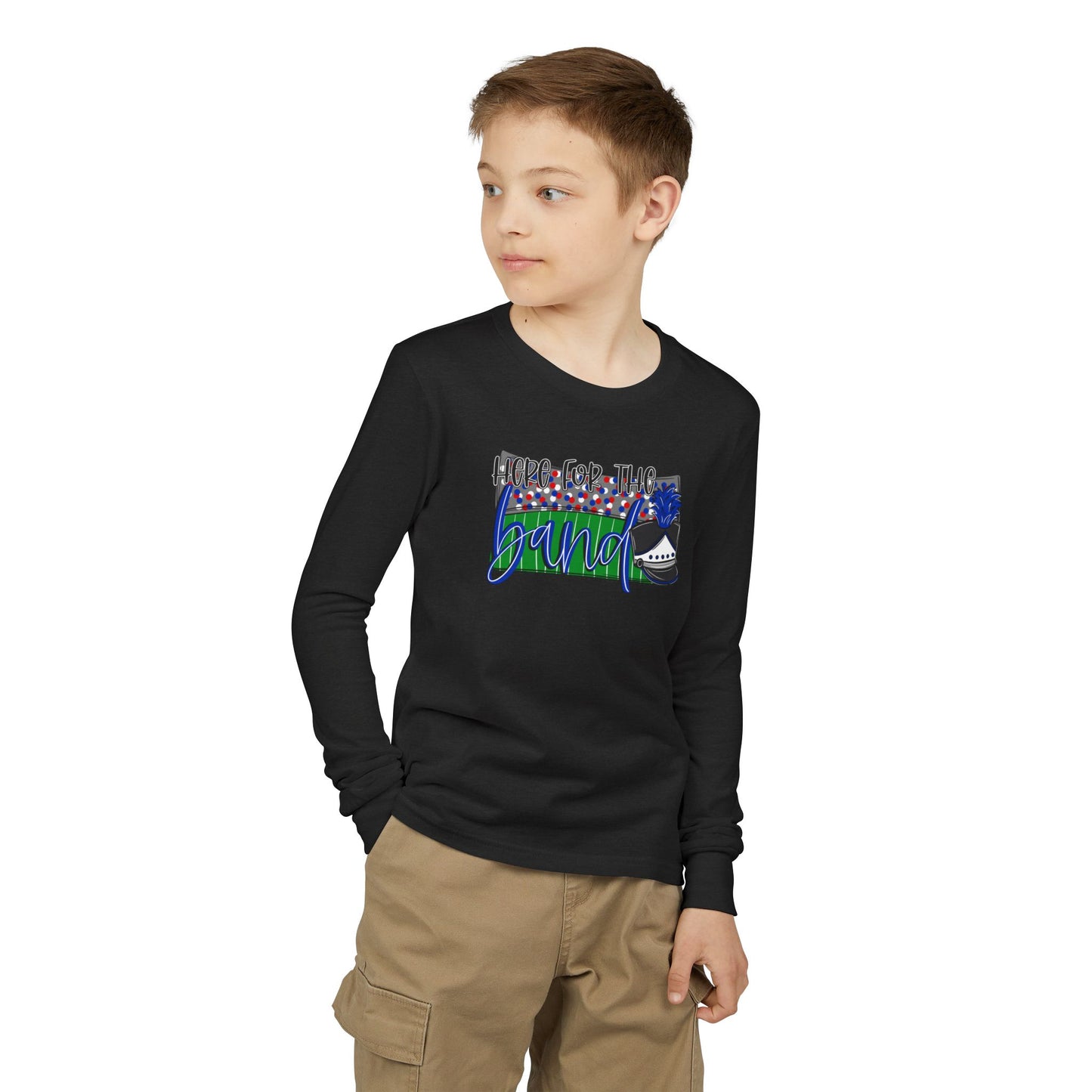 Here For The Band Youth Long Sleeve Tee