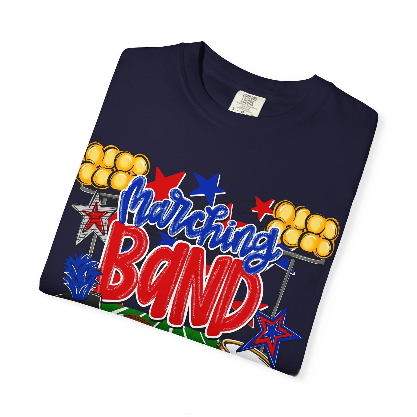 Marching Band Comfort Colors Short Sleeve Tee