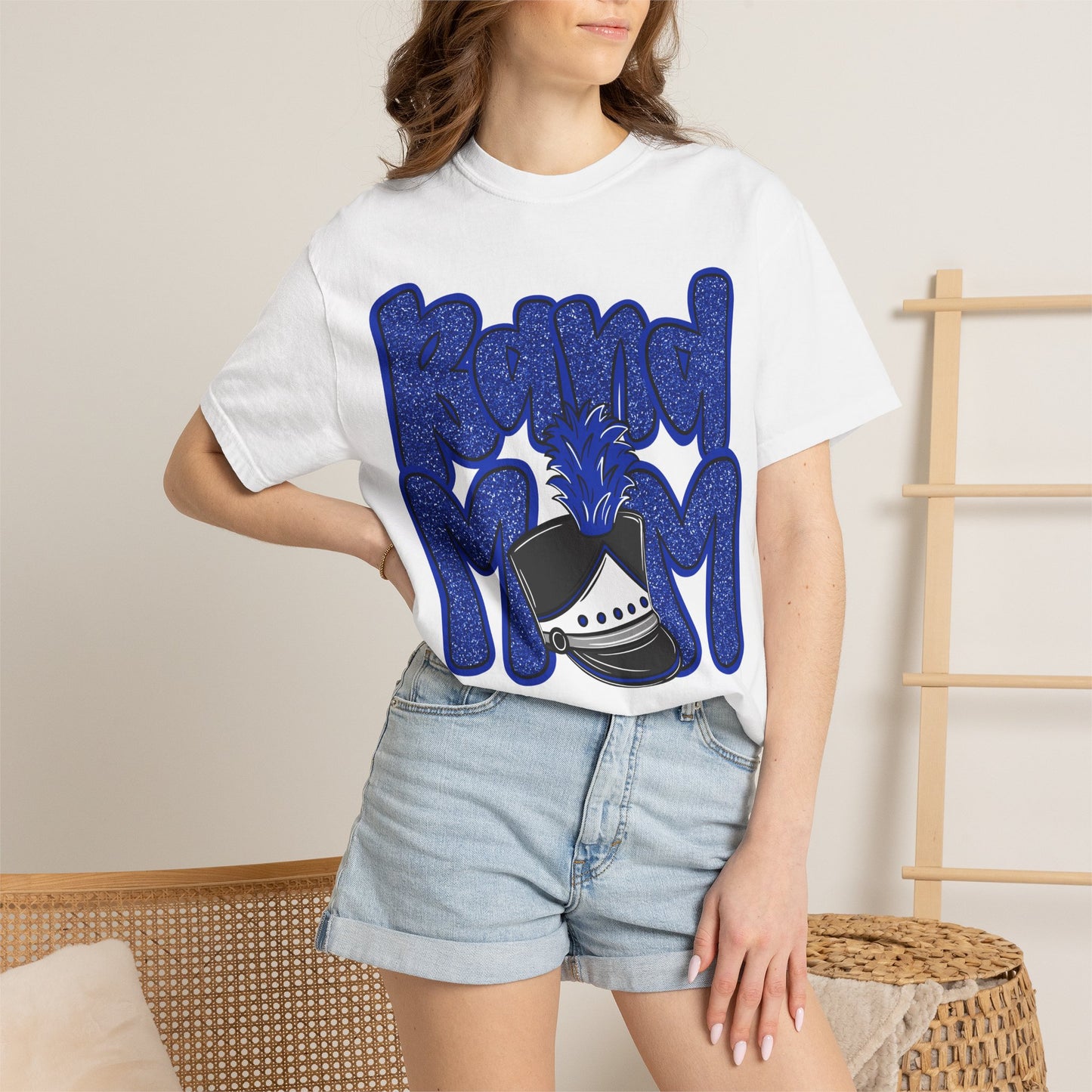 Band Mom Hat Short Sleeve Tee (Comfort Colors)