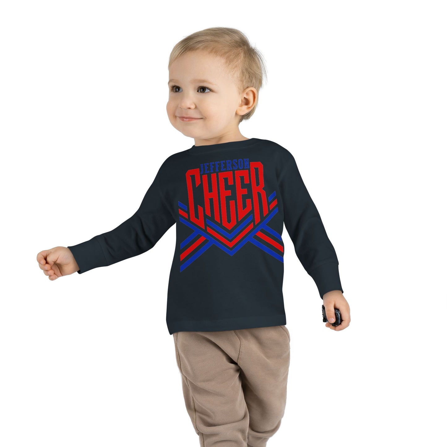 Jefferson Cheer Toddler Long Sleeve Tee