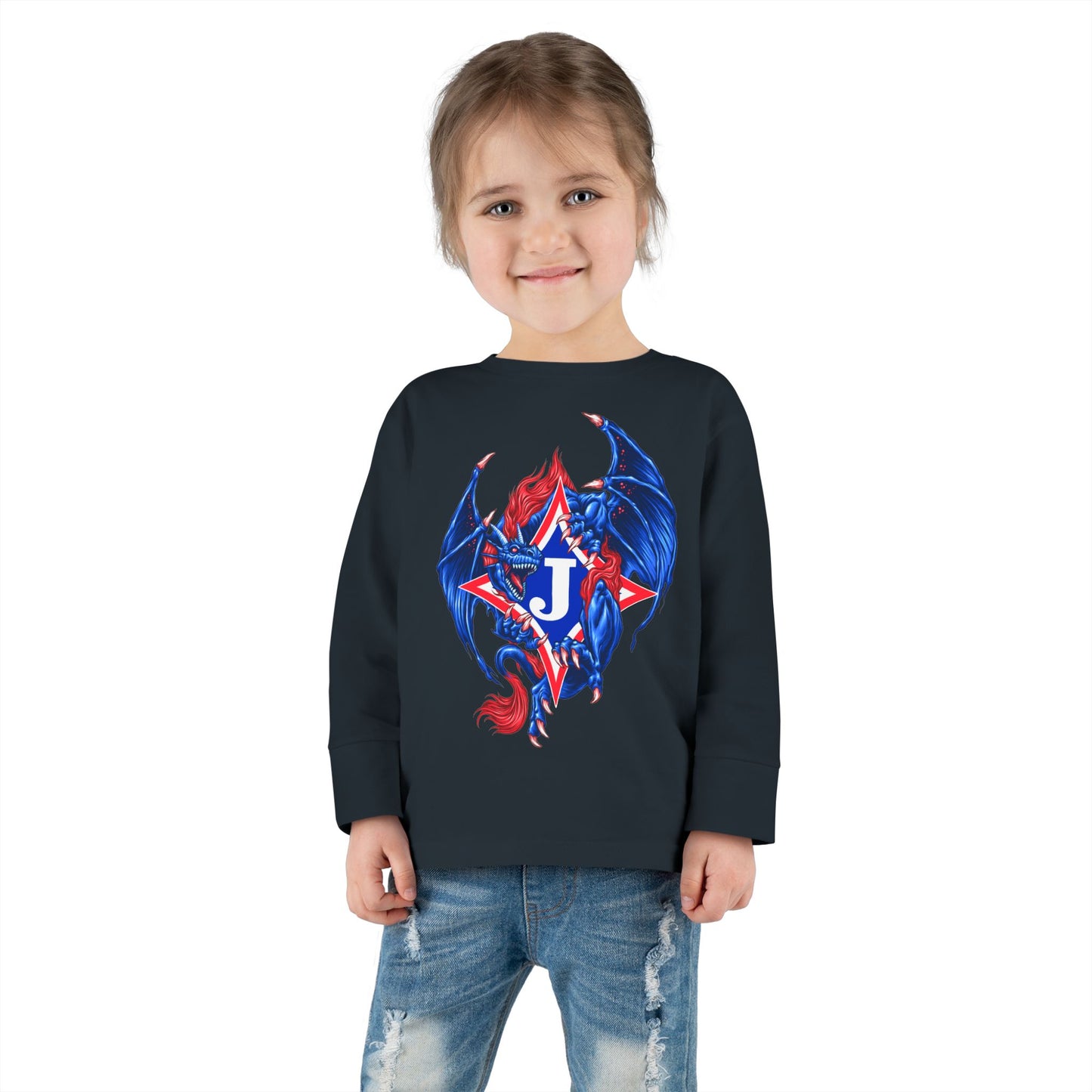 Exclusive Dragon J Toddler Long Sleeve Tee