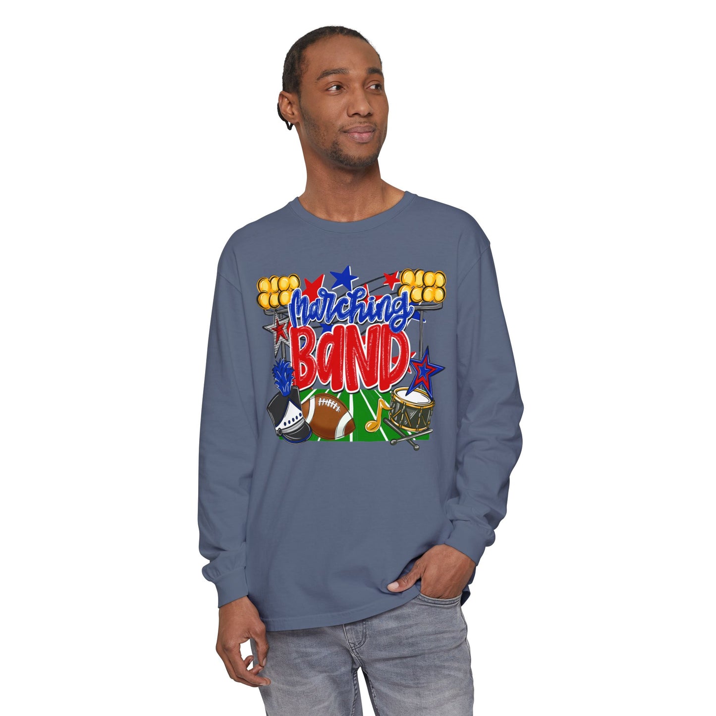 Marching Band Long Sleeve Tee (Comfort Colors)