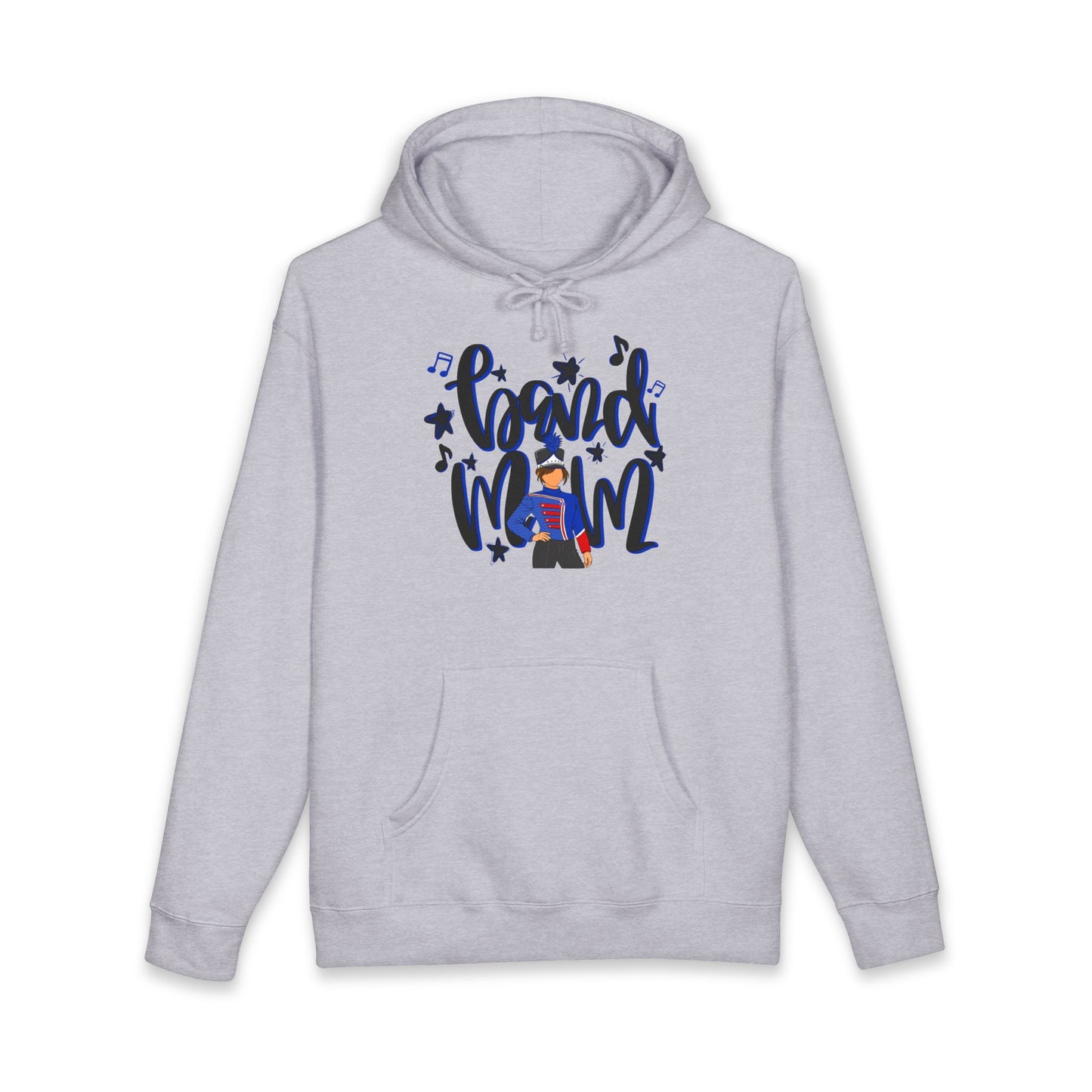 Band Mom Blue Girl Hoodie (Independent Trading Co)