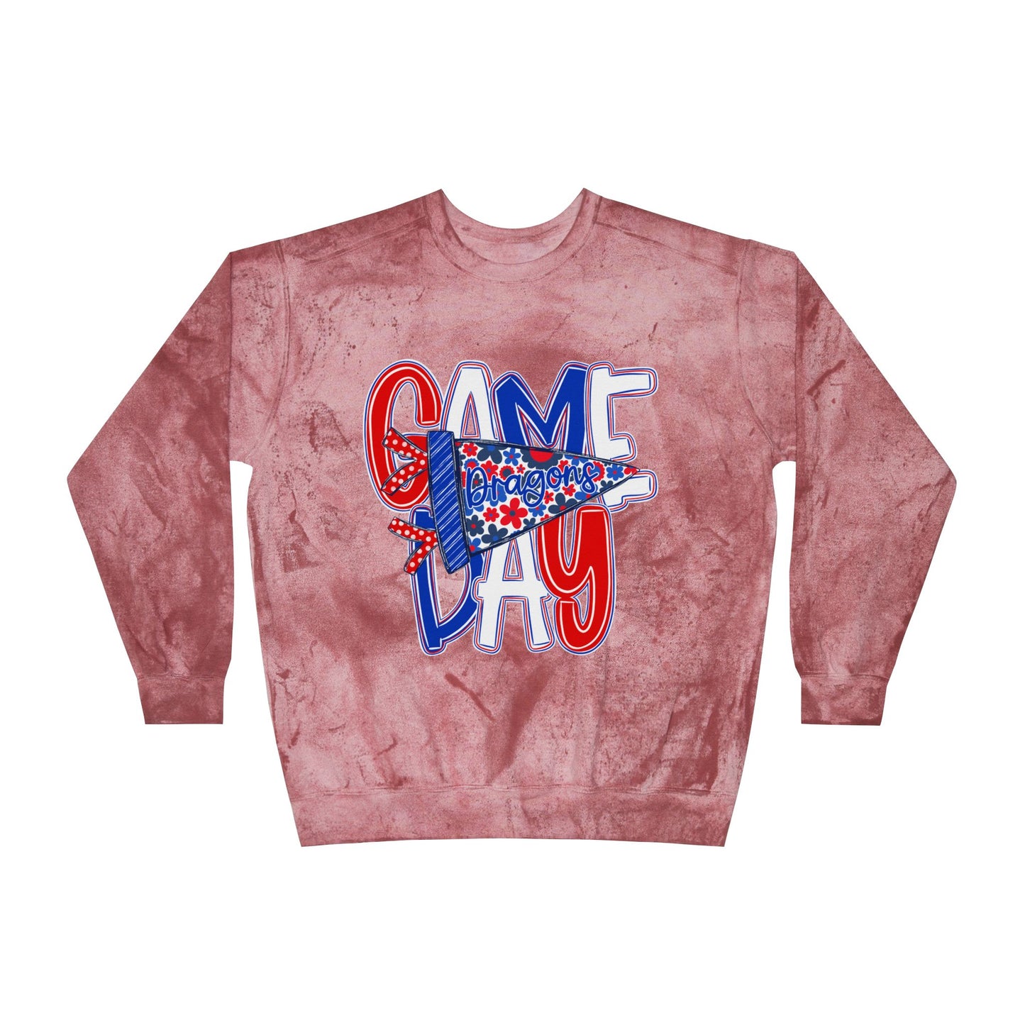 Game Day Dragons Tie Dye Sweatshirt