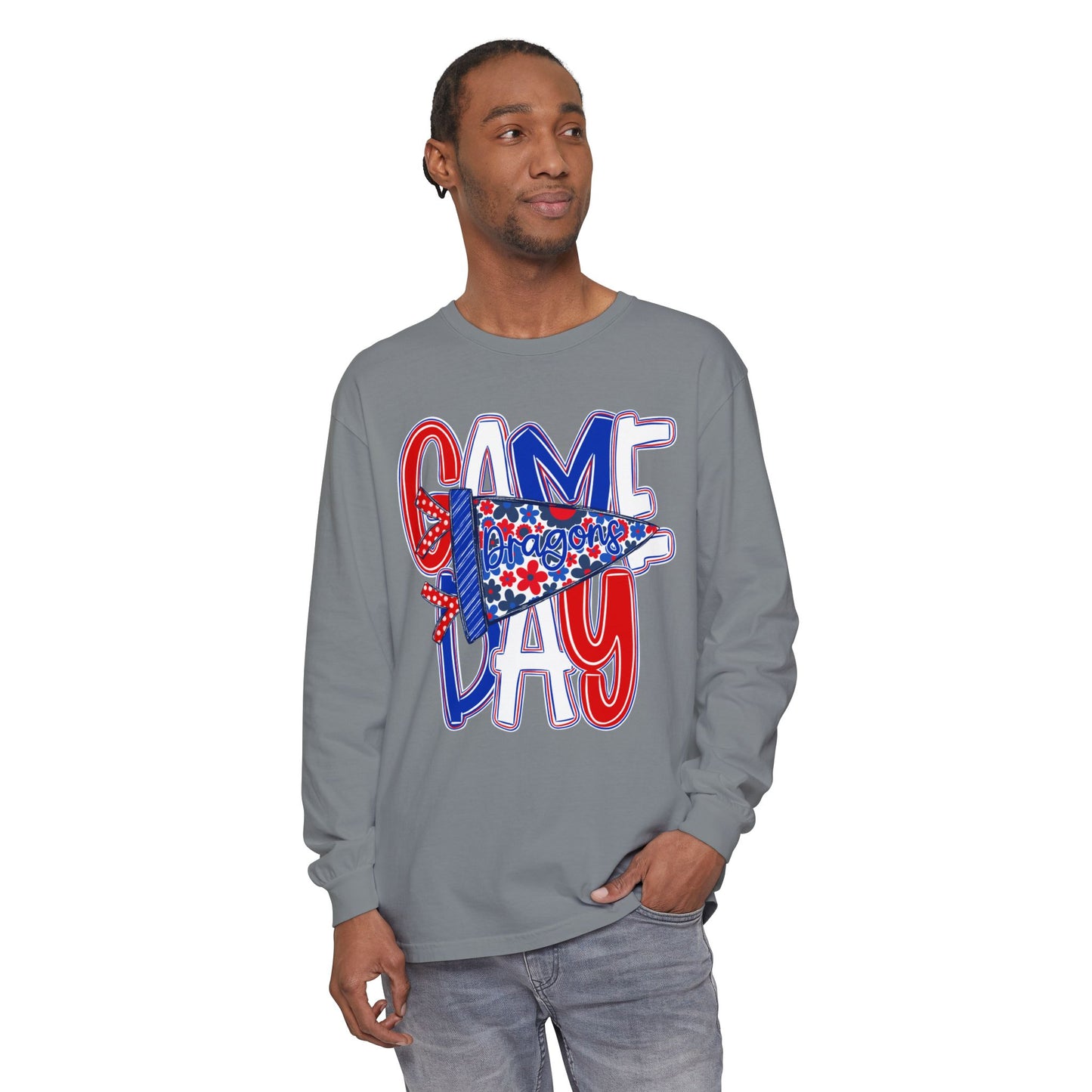 Game Day Dragons Long Sleeve Tee (Comfort Colors)