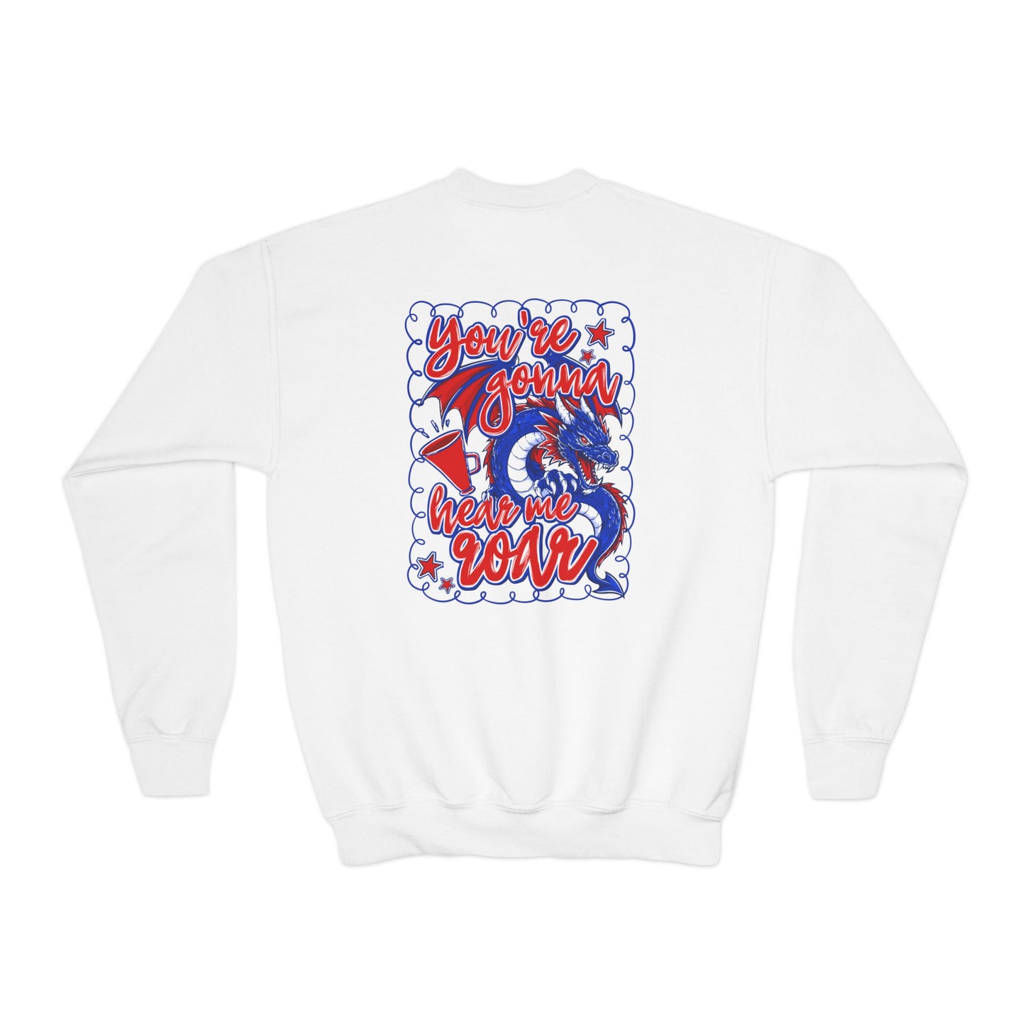 You're Gonna Hear Me Roar Youth Crewneck Sweatshirt