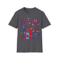 Cheer Icon Grid Short Sleeve Tee (Gildan)