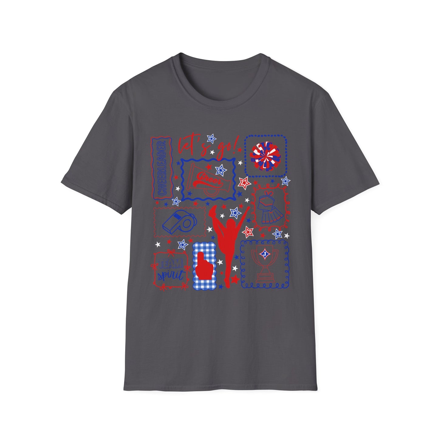 Cheer Icon Grid Short Sleeve Tee (Gildan)