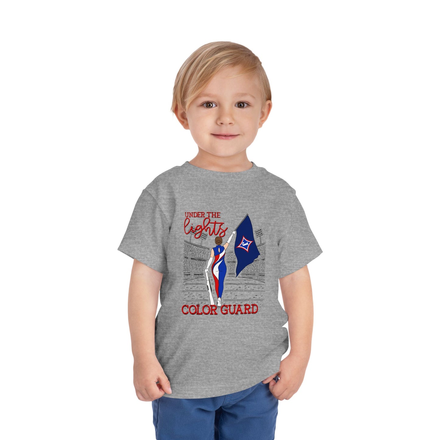 Under The Lights Color Guard Toddler Short Sleeve Tee