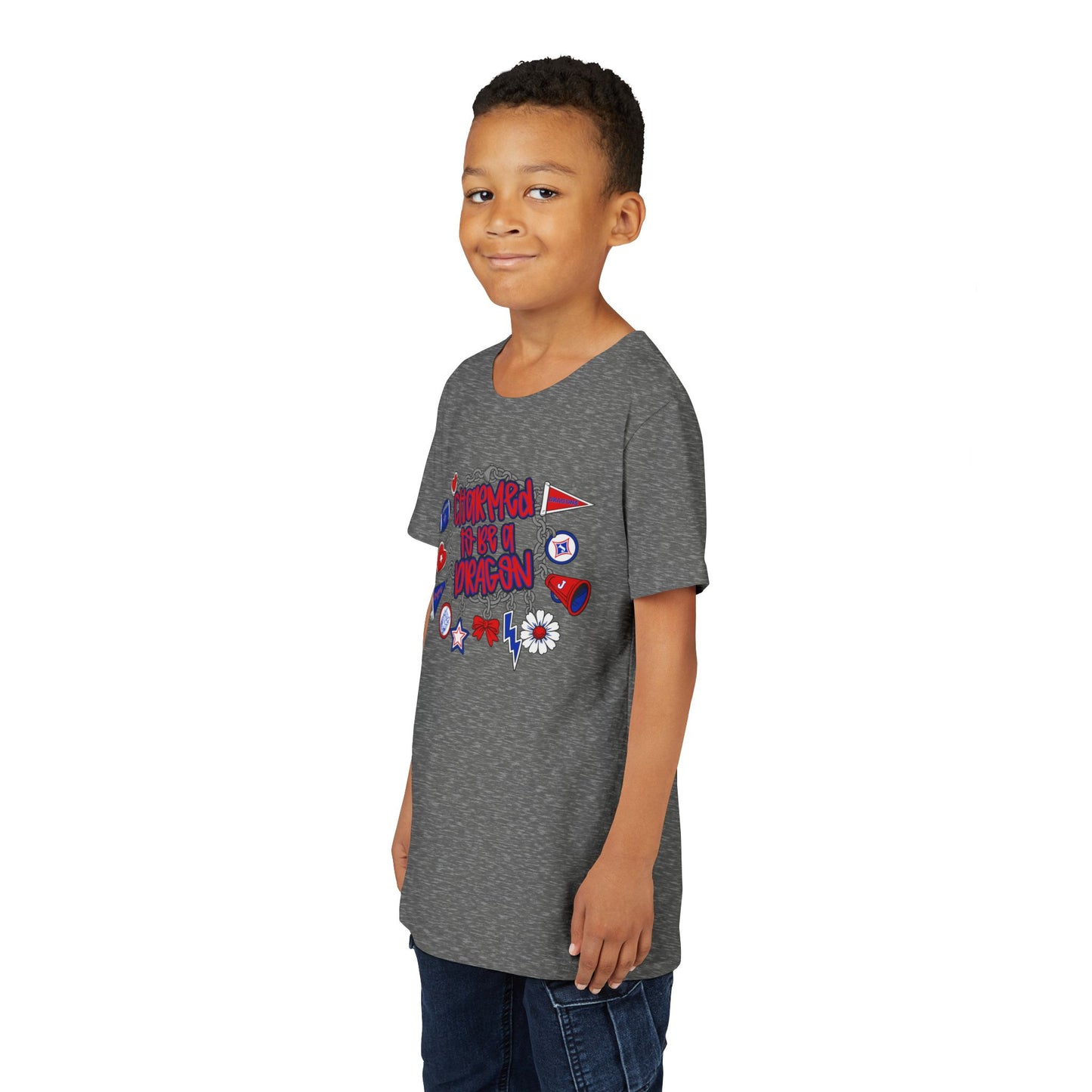 Charmed To Be A Dragon Youth Short Sleeve Tee