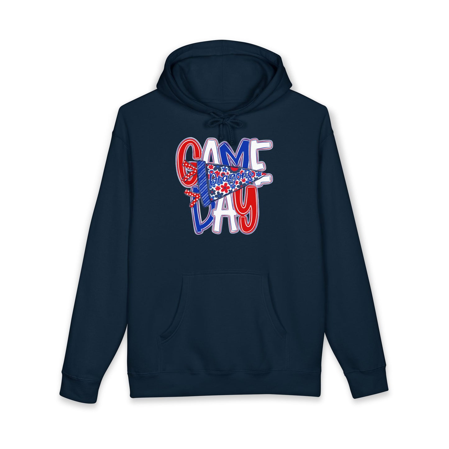 Game Day Dragons Hoodie (Independent Trading Co)